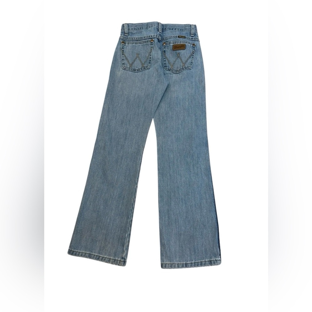 Wrangler Retro Relaxed Boot BRT200W Western Cowboy Jeans boys size 11 *Stain*